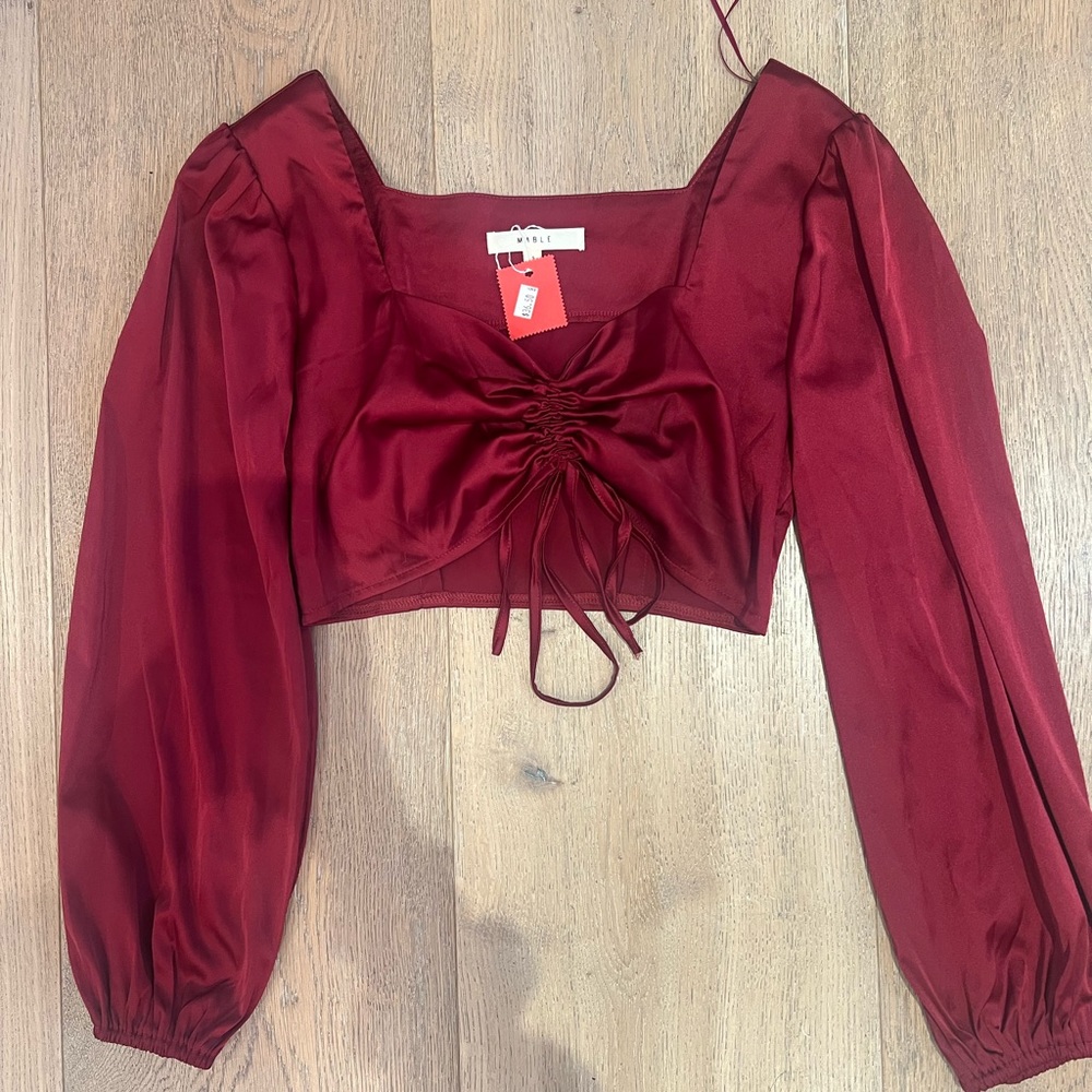 Maroon Blouse